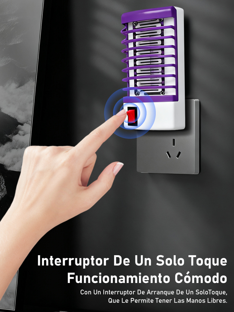Lámpara Anti-Mosquitos Eléctrica, 4 Colores Disponibles