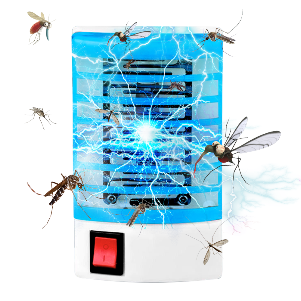 Lámpara Anti-Mosquitos Eléctrica, 4 Colores Disponibles