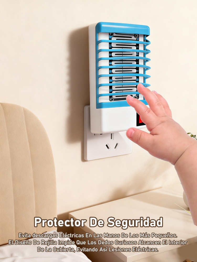 Lámpara Anti-Mosquitos Eléctrica, 4 Colores Disponibles