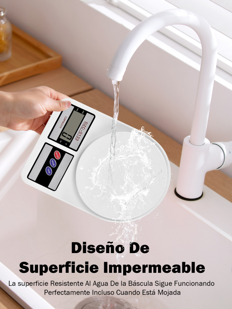 Báscula Digital de Cocina 10kg/1g Alta Precisión