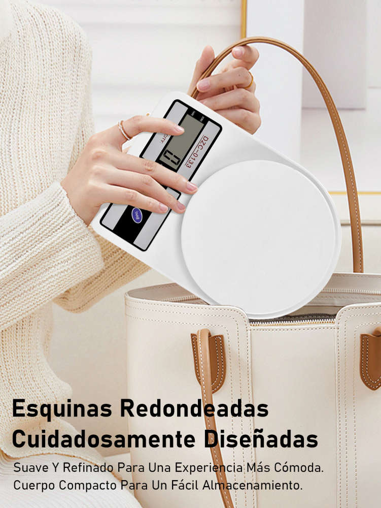 Báscula Digital de Cocina 10kg/1g Alta Precisión