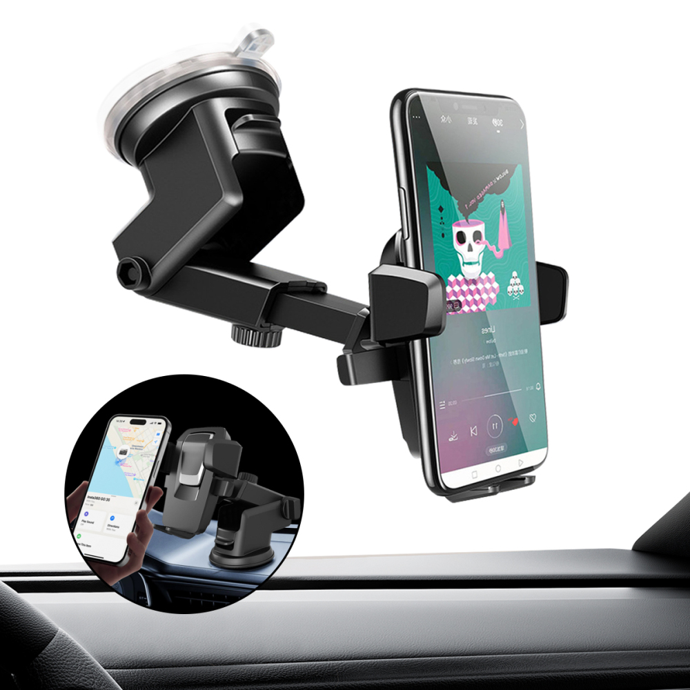 Base para Teléfono para Auto con Ventosa