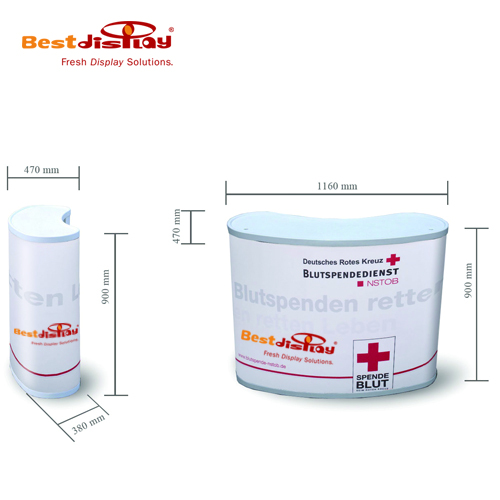 Promotional Counter Curved