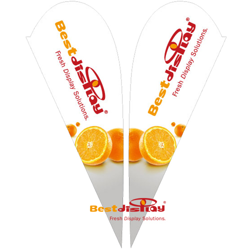 Teardrop Flag Banners Single