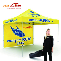 Custom Printed Gazebos with full back wall