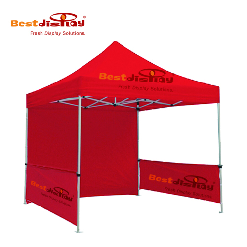 Canopy Tent Prints with 2 sides half wall
