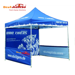 Canopy Tent Prints with 2 sides half wall