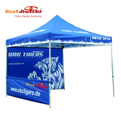 Canopy Tent Prints with 2 sides half wall