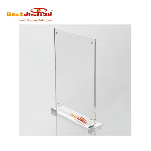 Acrylic Stand T Magnetic Infodisplay A5 clear prod