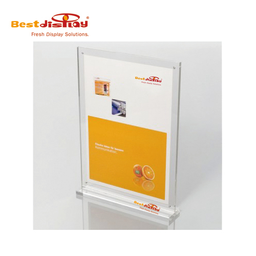 Acrylic Stand T Magnetic Infodisplay A4 clear prod