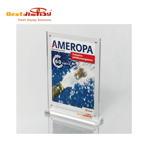 Acrylic Stand T Magnetic Infodisplay A5 clear prod
