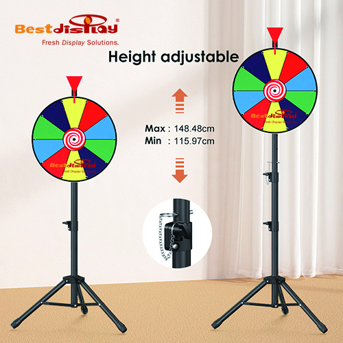 40cm Fortune spinning prize wheel Telescopic 16inch