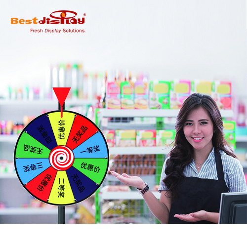 40cm Fortune spinning prize wheel Telescopic 16inch