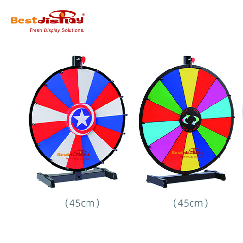 45cm Fortune spinning prize wheel Tabletop 18inch