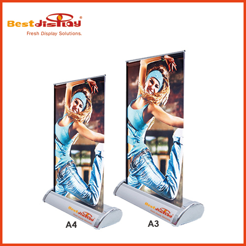 Mini Roll up Desktop Banner Stand