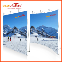 Curved L Banner Stand Dual Version