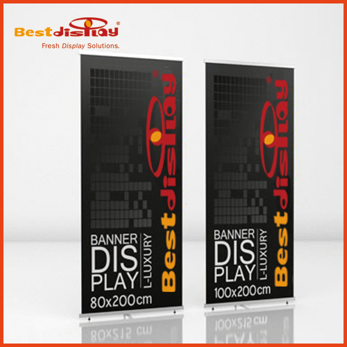 Best Display L Banner Stand Luxury