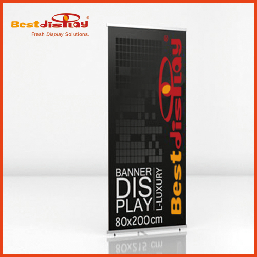 Best Display L Banner Stand Luxury