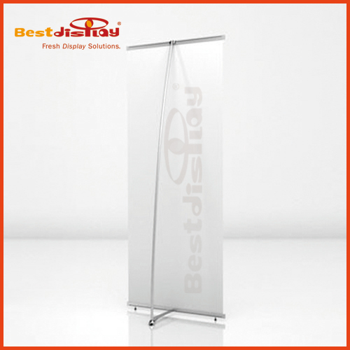 Best Display L Banner Stand Luxury
