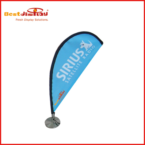 Mini Beach Flags Desktop Banner Stand