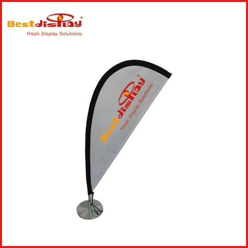 Mini Beach Flags Desktop Banner Stand