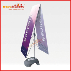 Double side X Banner Stand Street Outdoor Banner Stand