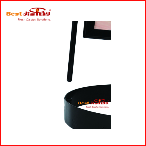 Advertising Signs Snap Frame Pavement Stands with Round Base