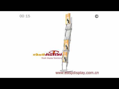 Easy Acrylic Brochure Holder Foldable Stands