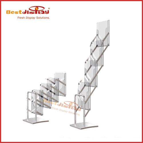 Easy Acrylic Brochure Holder Foldable Stands