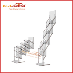 Easy Acrylic Brochure Holder Foldable Stands