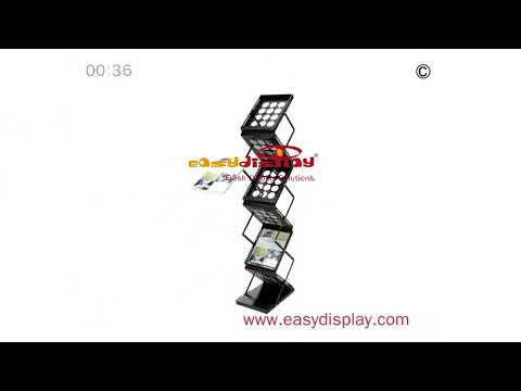 Advertising Display Z-Rack Brochure Holder