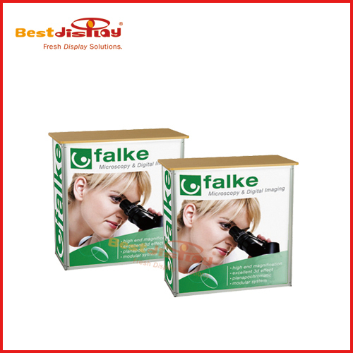 Easy Aluminum Promotion Counter Square Table