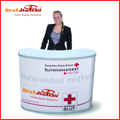Poly Promotional Counter Curved