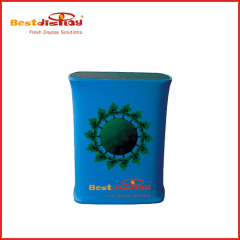 Tube Display Tension Fabric Counter Square
