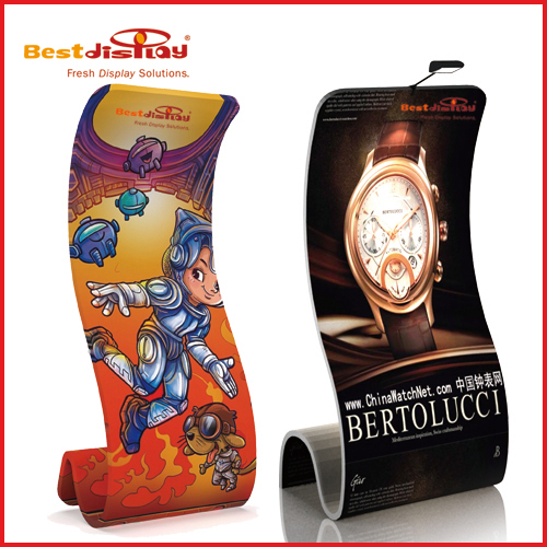 Tension Fabric Tube Banner Stand Snake 3