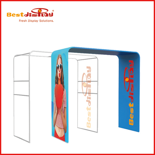 Tension Fabric Tube Stand Square Arch Display Banner