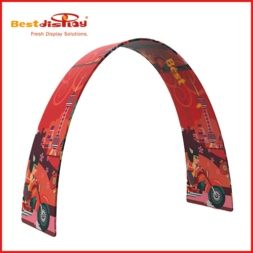 Tension Fabric Tube Stand Oval Arch Display Banner