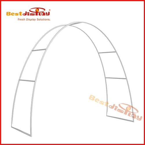 Tension Fabric Tube Stand Oval Arch Display Banner