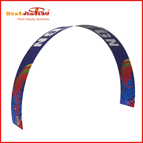 Easy Display 3D Tube Stand Round Arch Display Banner