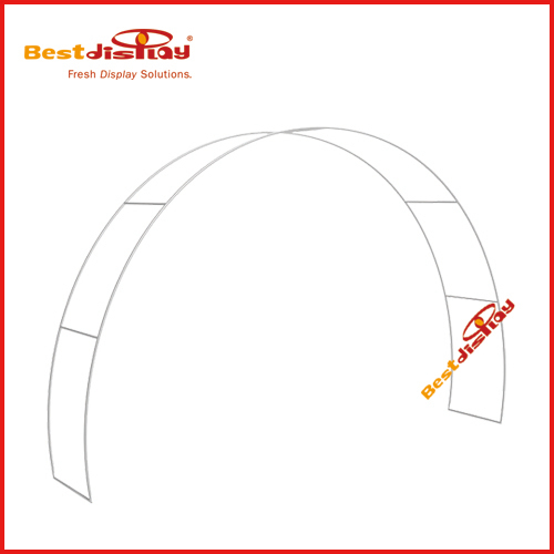 Easy Display 3D Tube Stand Round Arch Display Banner