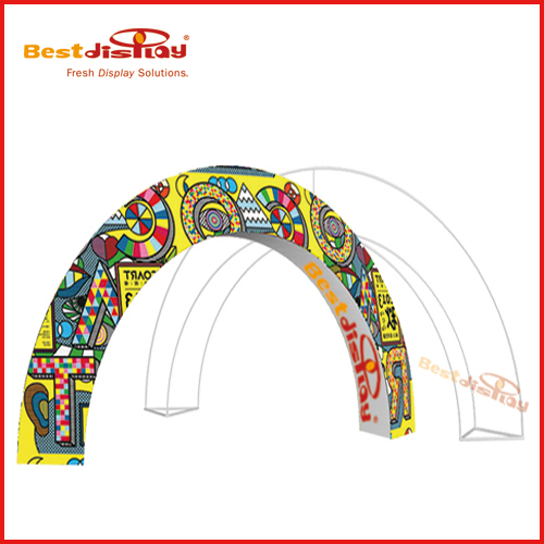 Easy Display 3D Tube Stand Triangle Arch Display Banner