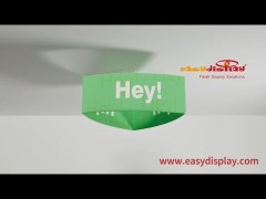 Exhibition Display Curved Triangle Hanging Banner