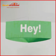 Exhibition Display Curved Triangle Hanging Banner