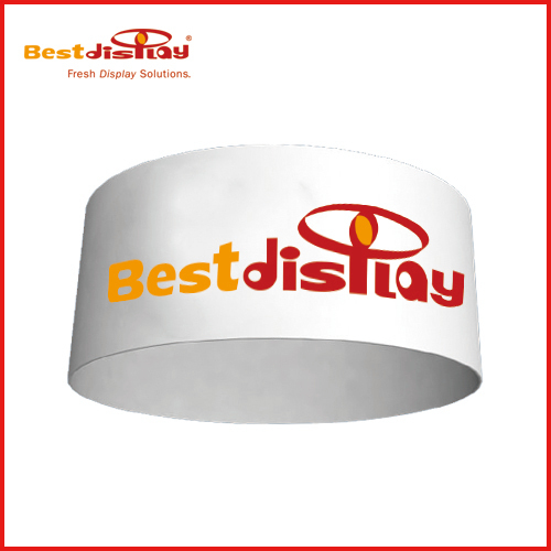 Tension Fabric Display Circle Hanging Banner