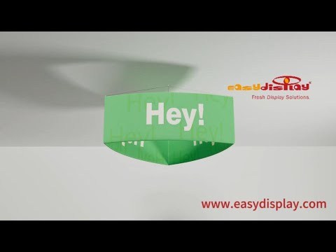 Triangle Fabric Hanging Banner