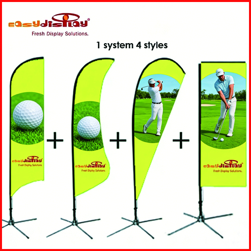 Easy Multi Flag 4in1 Beach Flag