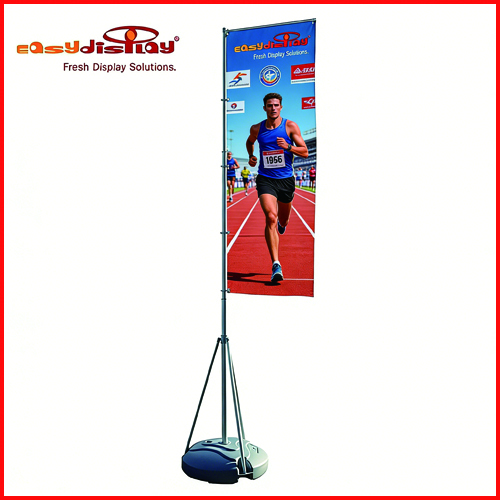 Easy Outdoor Banner Giant Pole 4m Flag