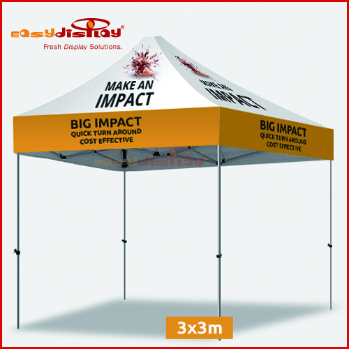 50mm Hex Alum Tent with Custom Printed Gazebo