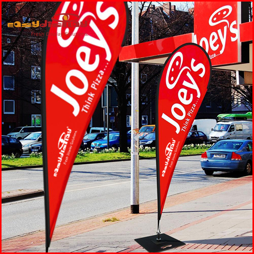 Outdoor Display Flying Banner Square Base