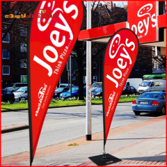 Outdoor Display Flying Banner Square Base